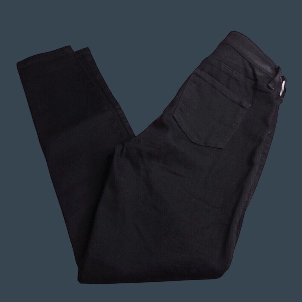 Celebrity Pink Womens Curvy Skinny  Jeans Size 7 Black High Rise Stretch